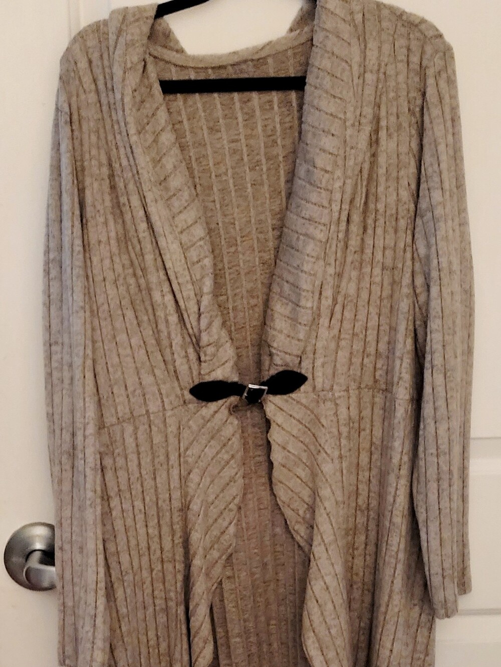 Shein Curve Women's Long Sleeve Open Front Cardigan Sweater Coat Sz 3XL